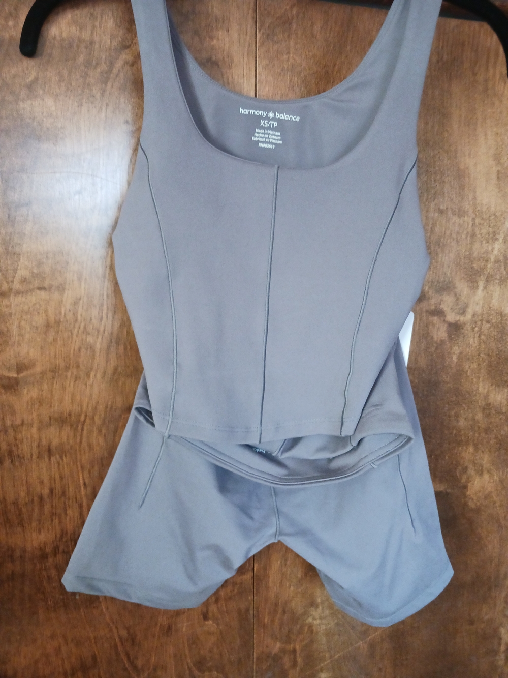Harmony & Balance Women’s Athletic Shorts in Grey